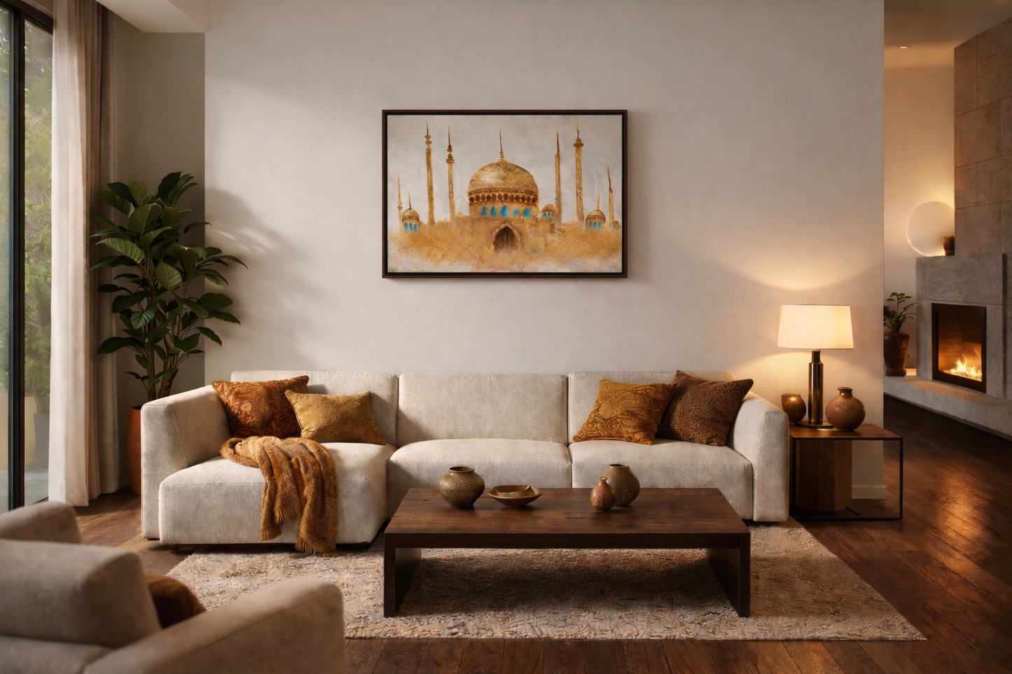 Clouded Sanctuary Canvas Frame