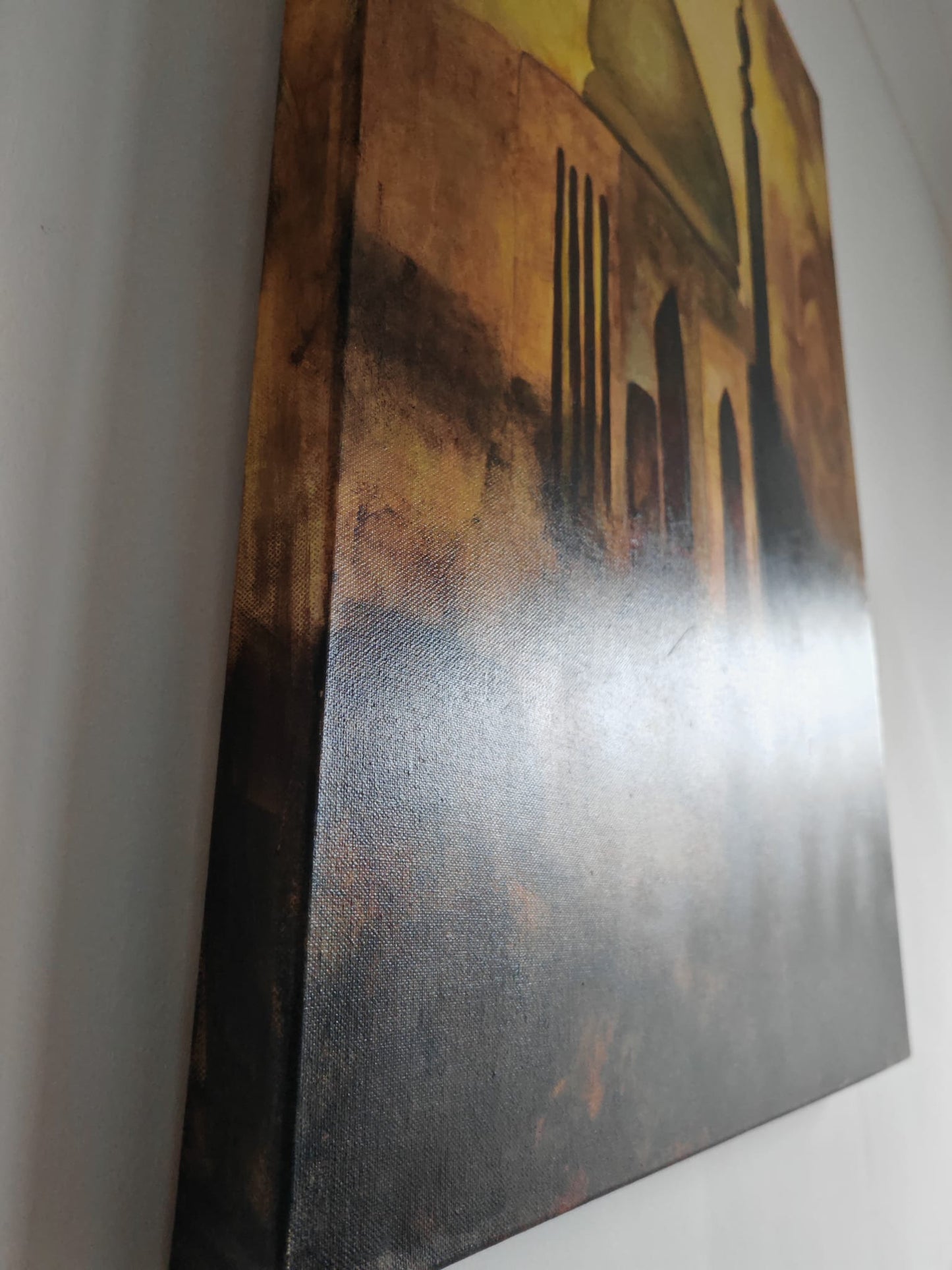 Golden Ashes Canvas Frame