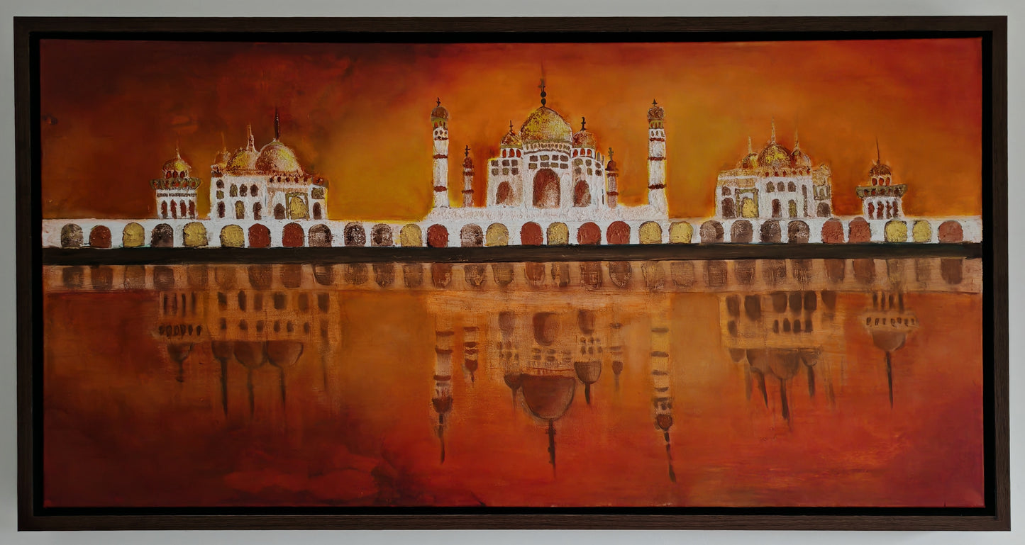 Fire and Water Canvas Frame